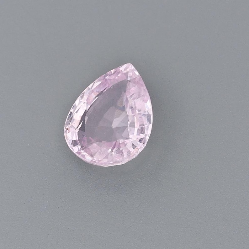 0.93ct Natural Heat Only Sapphire Pink Pear 6.98x5.55mm - Etsy UK