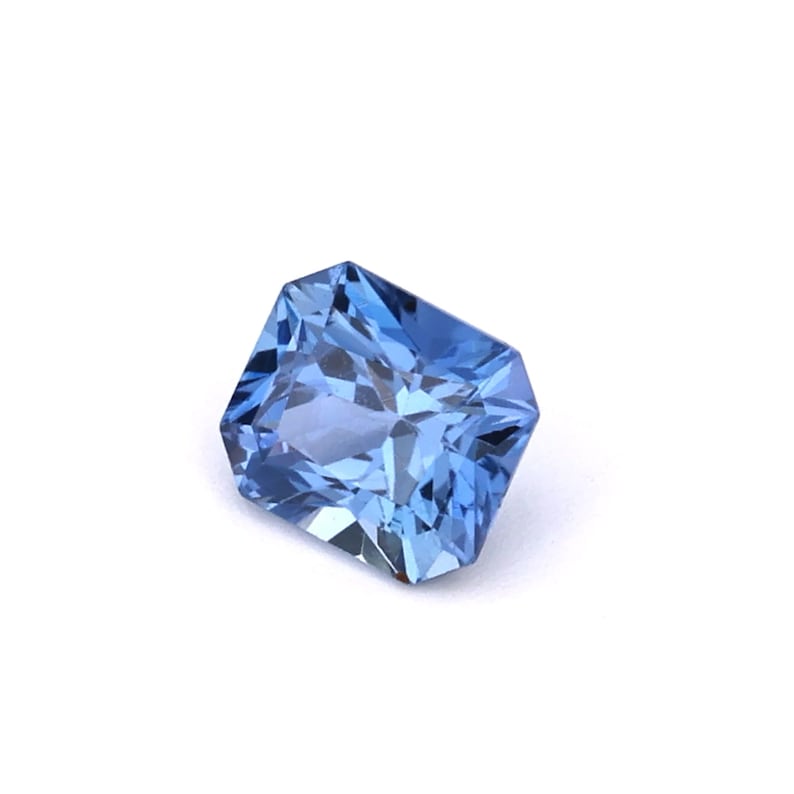 0.85ct Natural Heat Only Sapphire Blue Radiant 5.80x4.97mm - Etsy UK