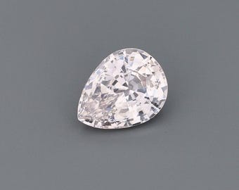 2.56ct Natural Heat Only Sapphire Pink Pear 9.70x7.50mm
