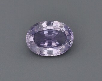1.14ct Natural Heat Only Sapphire Purple Oval 7.79x5.82mm