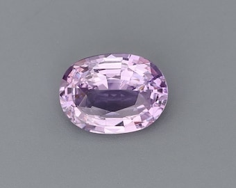 1.270 Carat Purple Sapphire for Custom Art Deco Engagement ring, Oval Gemstone for Personalized 950 Platinum Jewelry