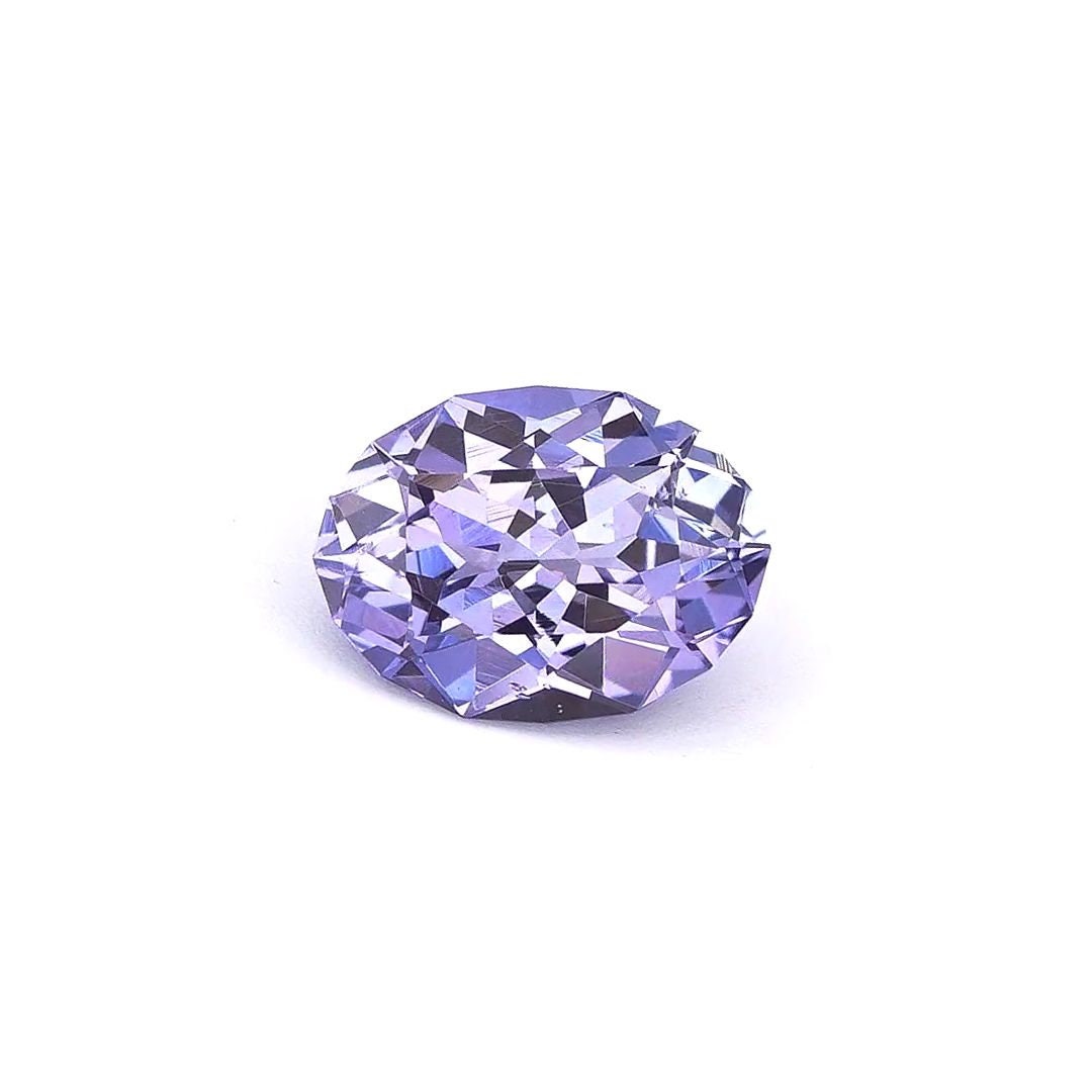 18金バイオレットサファイヤチェーンリング保証書つき 18金バイオレットサファイヤチェーンリング保証書つき