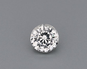 1,13 ct Natuurlijke Onverhitte Saffier Wit Rond 6,00x6,00 mm