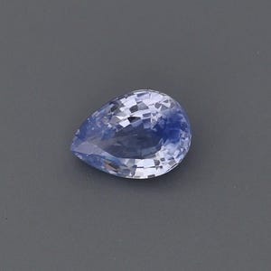 0.5ct Natural Heat Only Sapphire Blue Pear 5.78x4.16mm