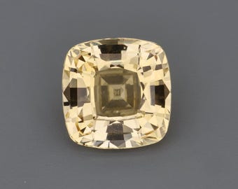 1.33ct Natural Unheated Sapphire Pink-Orange Cushion 6.47x6.39mm