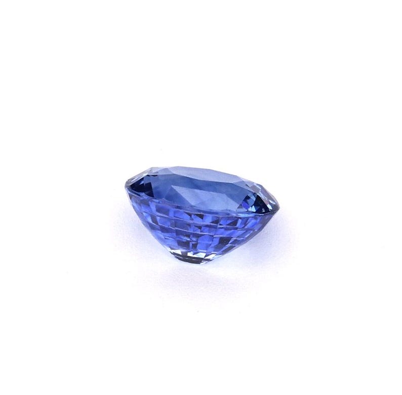 1.07ct Natural Heat Only Sapphire Blue Oval 6.41x5.35mm - Etsy