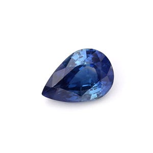 1.15ct Natural Unheated Sapphire Blue Pear 7.90x5.48mm