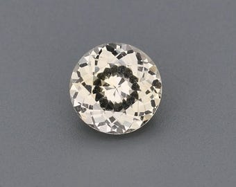 0,93 ct Natuurlijke Onverhitte Saffier Geel Rond 6,02x6,01 mm
