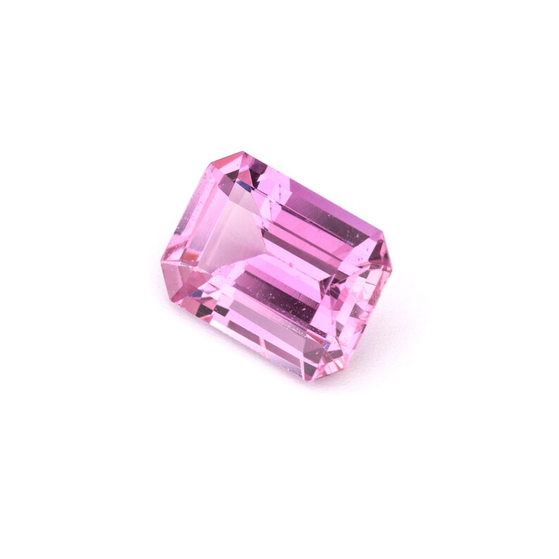 1.0ct Natural Heat Only Sapphire Pink Emerald 6.94x4.99mm - Etsy UK