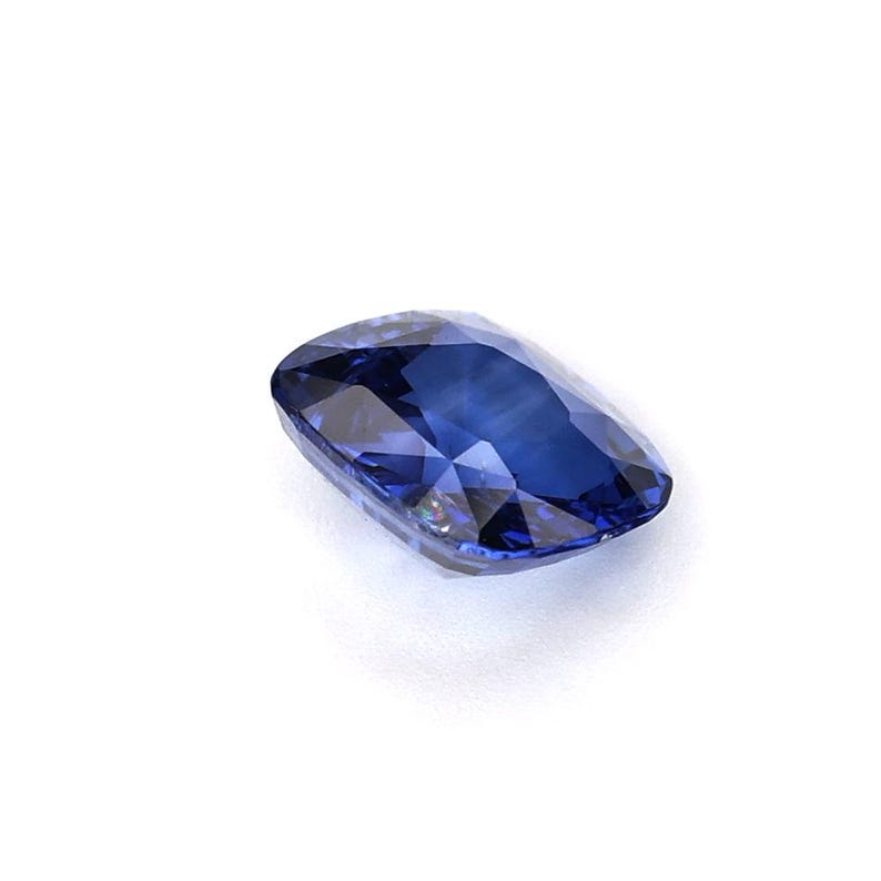 1.38ct Natural Heat Only Sapphire Blue Cushion 6.49x6.45mm - Etsy UK