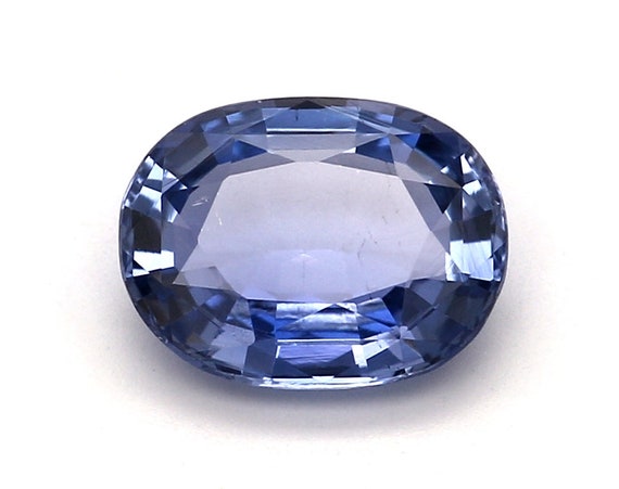 UNHEATED NATURAL BLUE SAPPHIRE CEYLON LOOSE GEMSTONE CERTIFIED  1.32 CTS 