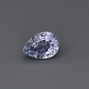 1.03ct Natural Heat Only Sapphire Violet Pear 7.03x5.09mm