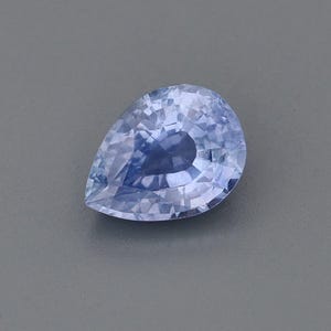 1.55ct Natural Heat Only Sapphire Blue Pear 7.91x6.01mm