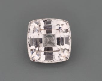 Natuurlijke, onverhitte saffier van 1,28 ct, roze, kussenvorm, 6,03 x 6,02 mm