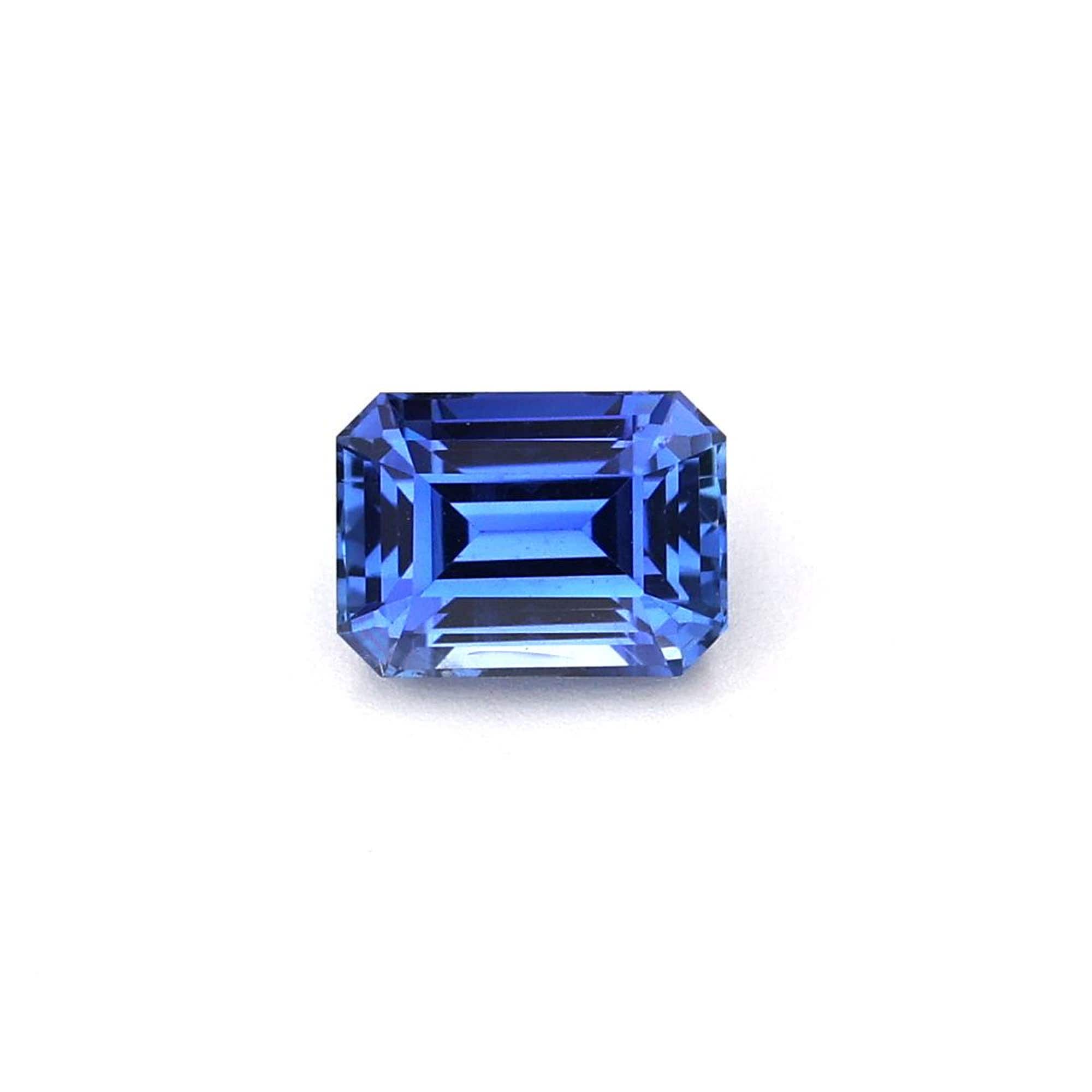 0.78ct Natural Unheated Sapphire Blue Emerald Cut 5.67x4.15mm - Etsy 