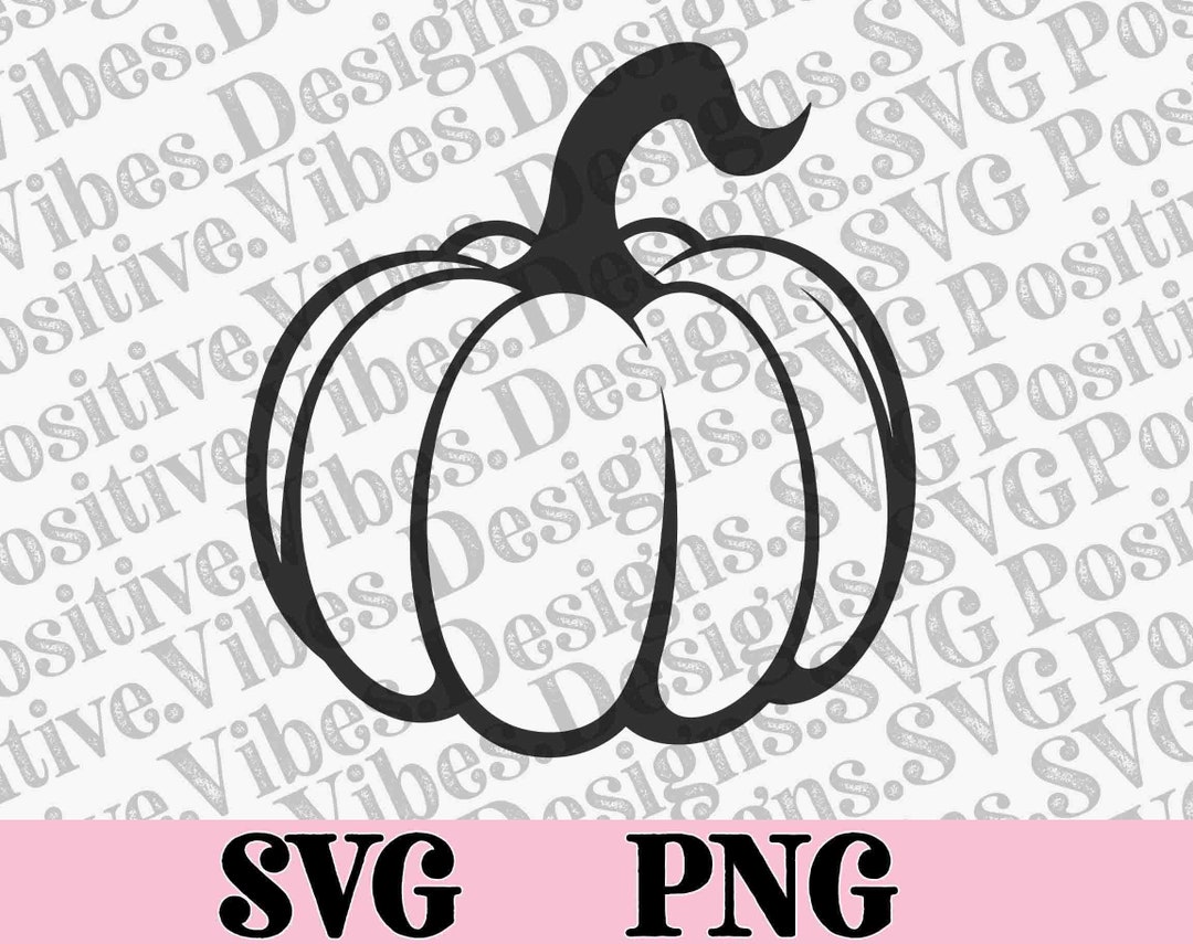 Pumpkin Svg Outline Pumpkin Fall Pumpkin Svg Pumpkin Season - Etsy