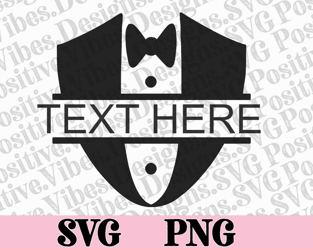 Groomsman Svg. Tuxedo SVG. Tuxedo Shirt Svg Png Custom Etsy