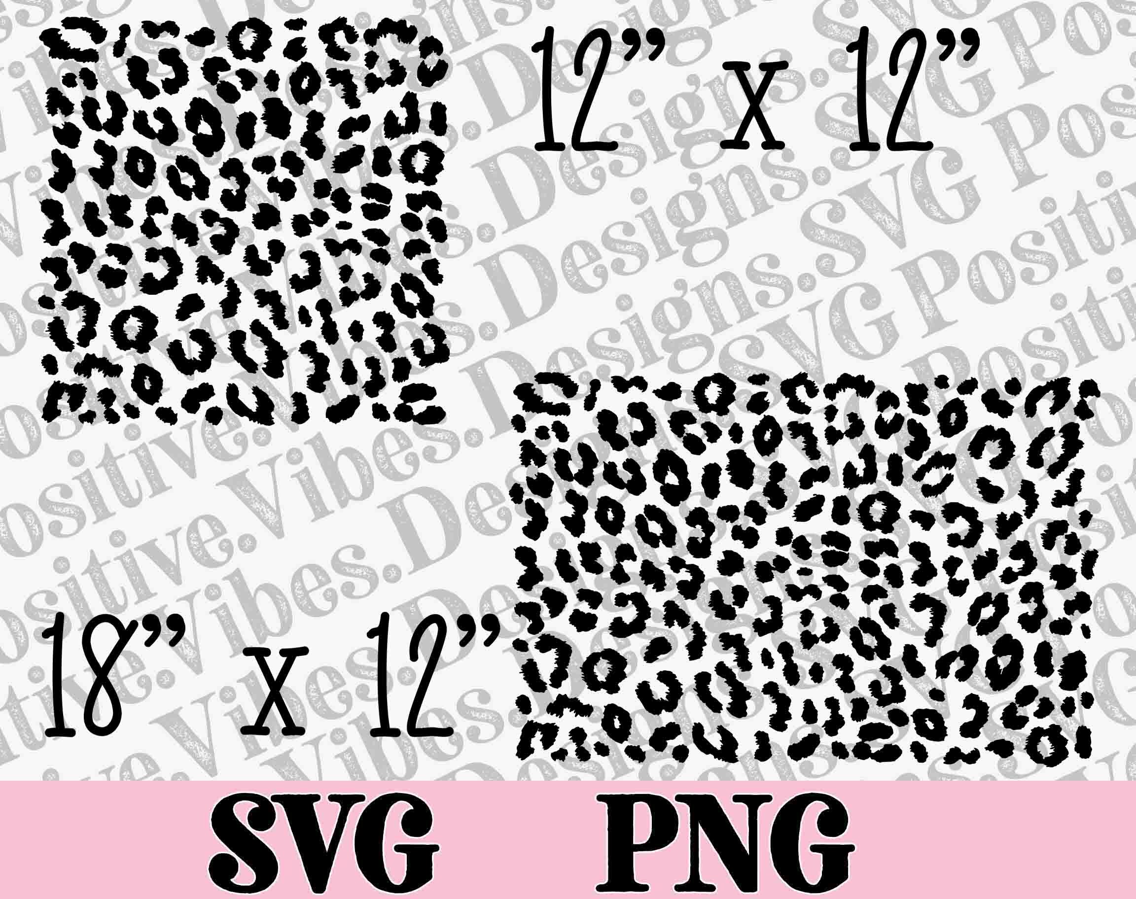 Leopard SVG leopard Print Svg Png Animal Print Svg - Etsy