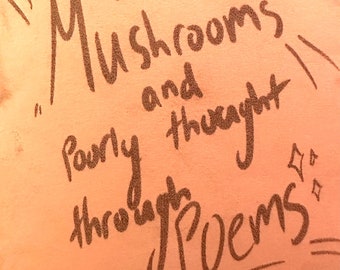 Poorly Drawn Mushrooms and Poorly Thought Through Poems pt iii