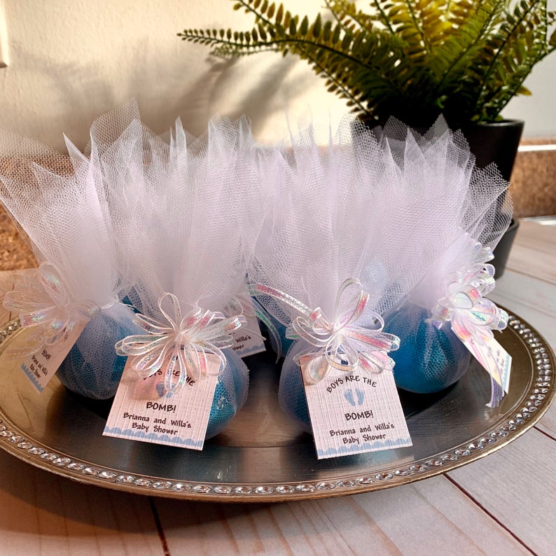 10 Baby Shower Favors Bath Bomb Favors Baby Girl Shower Etsy