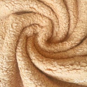 Peluche di cotone cammello