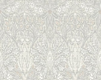 William Morris patchwork fabric "Hawkdale" Pure Morris & Co FreeSpirit taupe