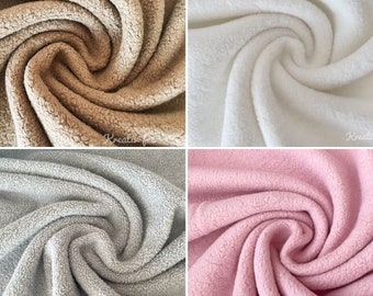 Lightweight cotton teddy sherpa