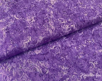 Patchworkstoff Island Batik Foundations Kathy Engle Aqua violet