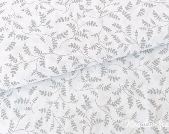 Robert Kaufman Whisper Prints Patchworkstoff weiß-grau #14020