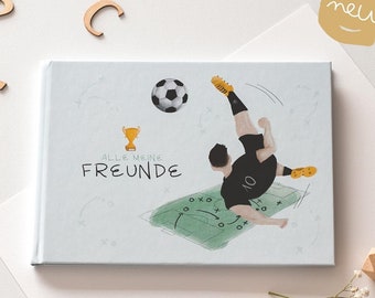 Freundebuch Fußball | Kicker | Mannschaft | WM | Fußballfreunde | Sport | Schule