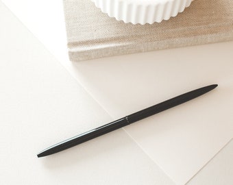 Black ballpoint pen