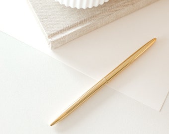 Gold ballpoint pen