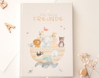 Freundebuch KLEINE TIERWELT | Kindergartenkind | Endlich Schulkind | Einschulung | Arche | Safaritiere | Waldtiere