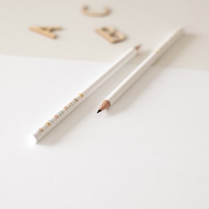 Pencil for school enrollment Pencil with saying Finally a school child Gift for starting school paperwork white Quote Gift idea image 3