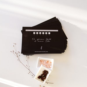 20 Design Rezeptkarten | schwarz