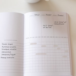 Weekly planner Calendar undated planner A5 softcover image 5