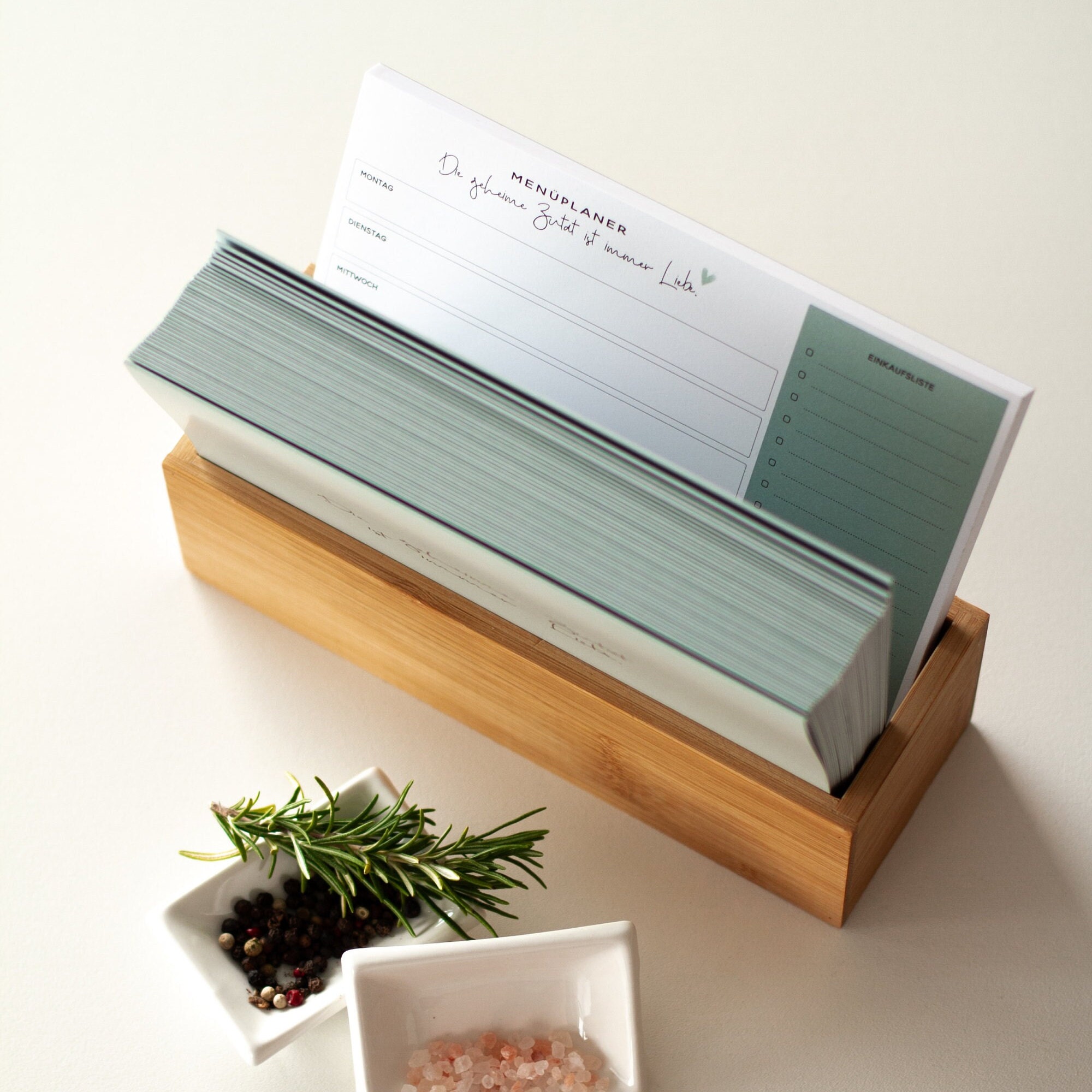 Rezeptbox Aus Holz Mit 150 Karteikarten – Stabiler