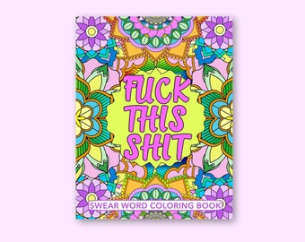 Adult Coloring Etsy