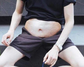 hairy belly bum bag