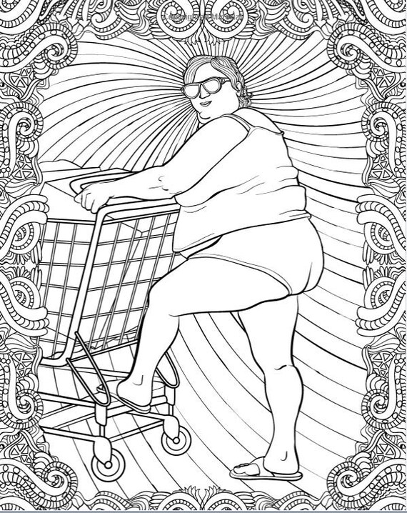 Adult Coloring Book People Of Walmart For Men Women Of All Ages Colouring Gift For Grown Ups Perfect Gift For Best Friend Lover Family