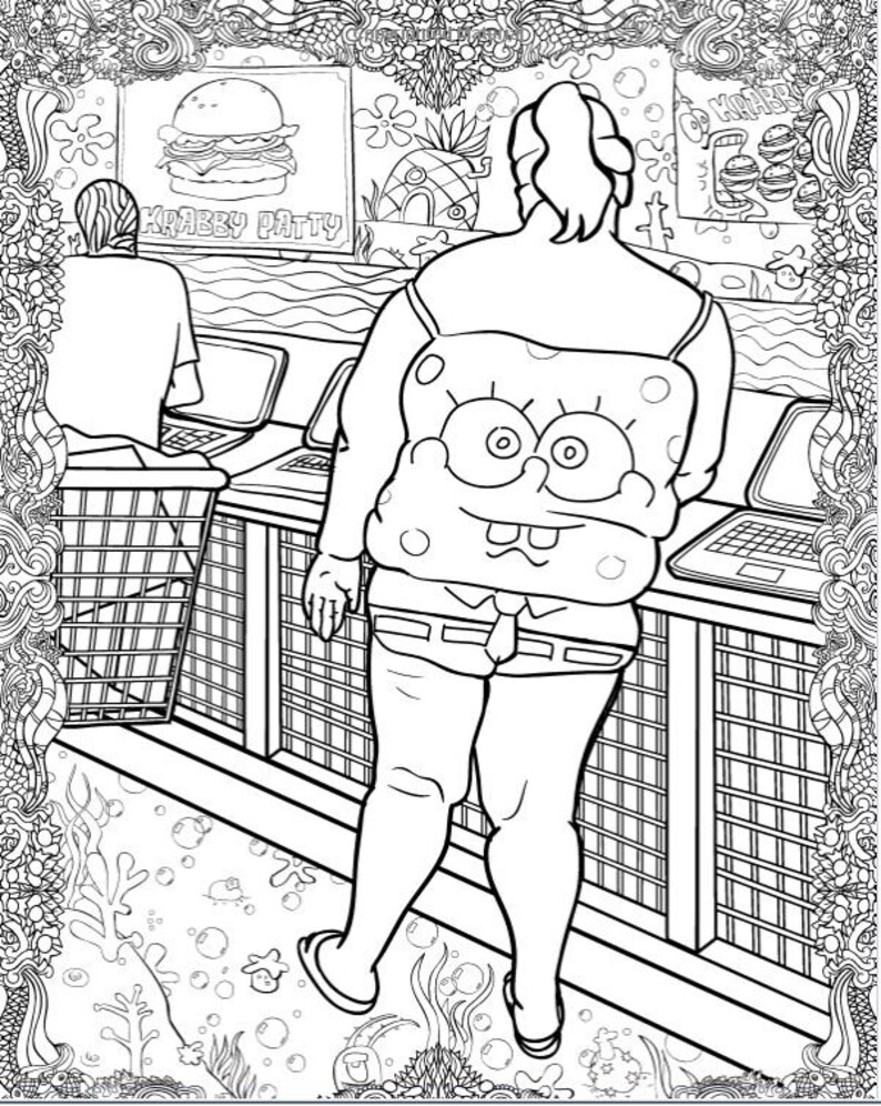 Download Adult Coloring Book People Of Walmart For Men Women Of All Etsy