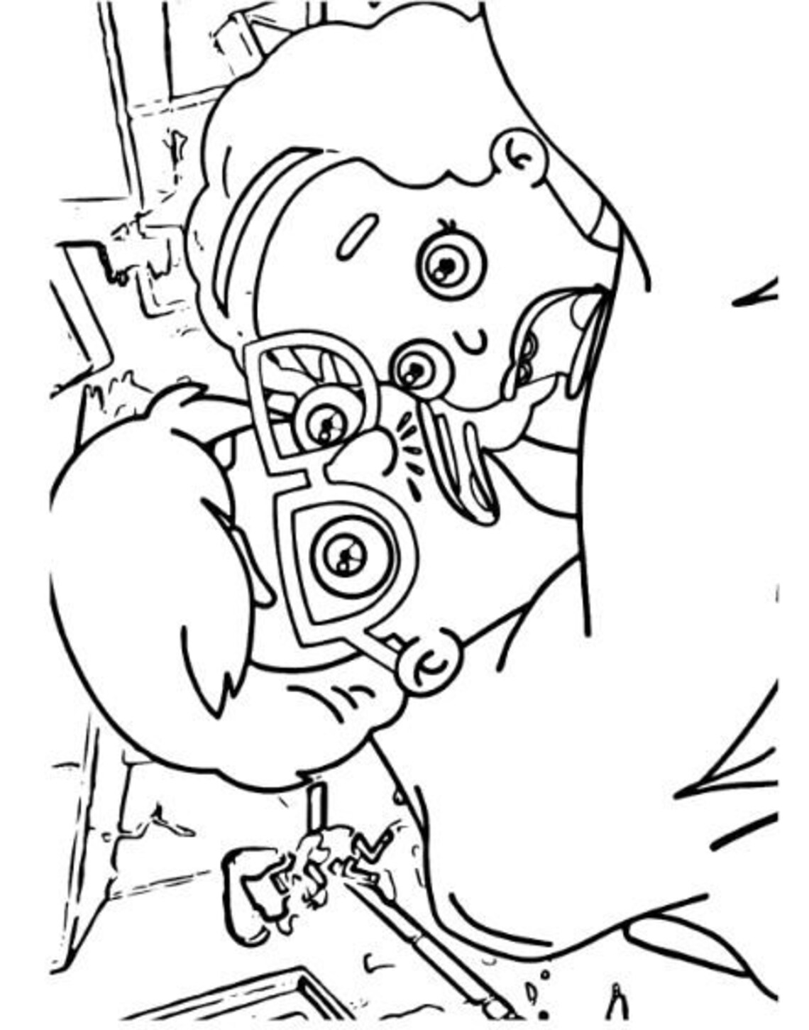 Big Mouth Pages Printable Coloring Pages