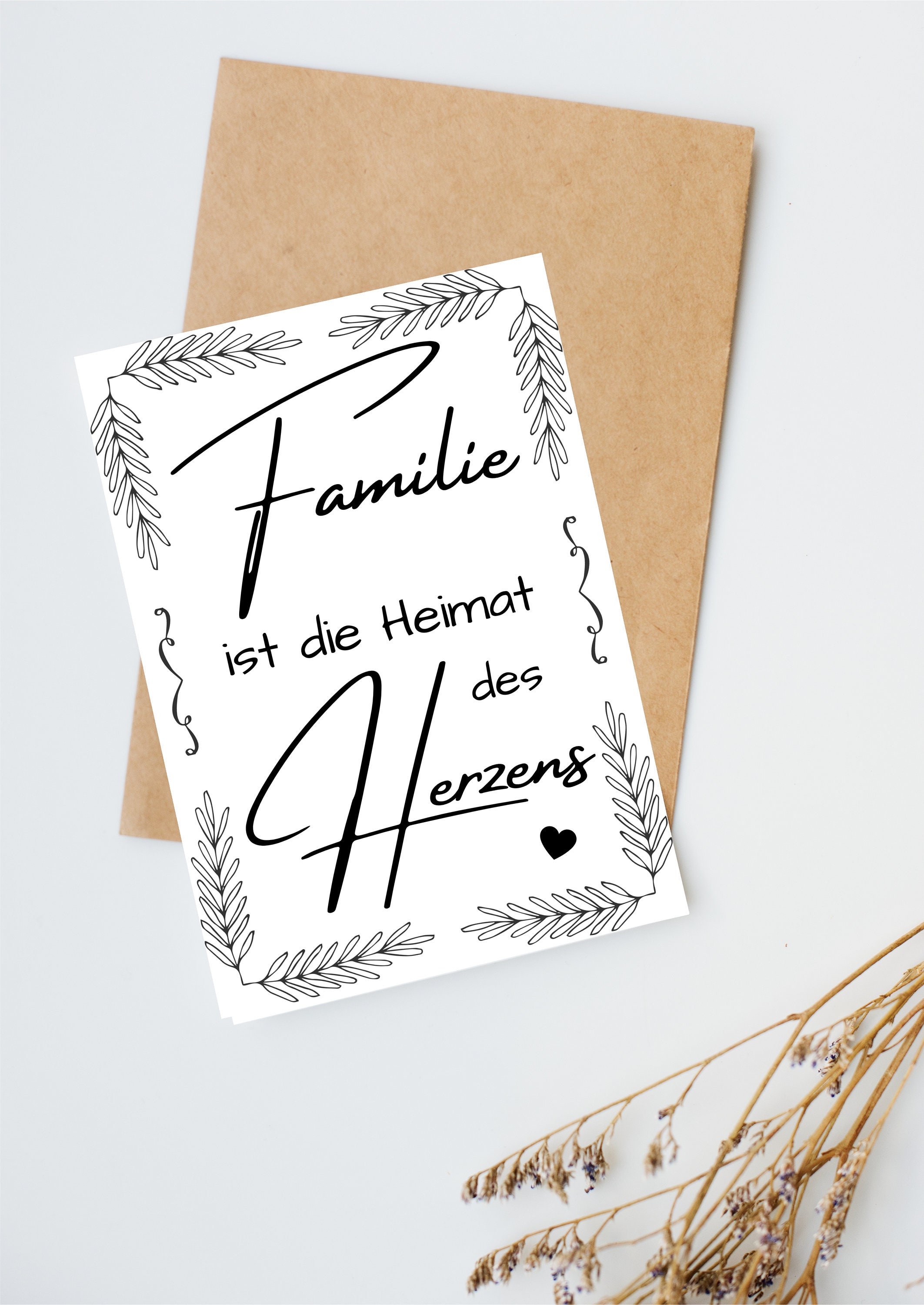 Familien Spruch Karte Poster Hochzeit Geburtstag Geschenkidee Etsy