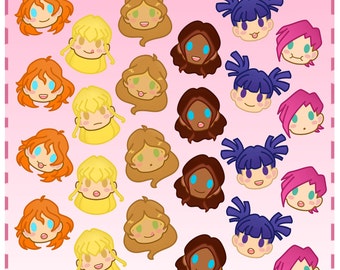 Winx Club Chibi Stickers