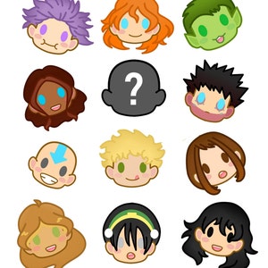 Custom Fandom Chibi Stickers