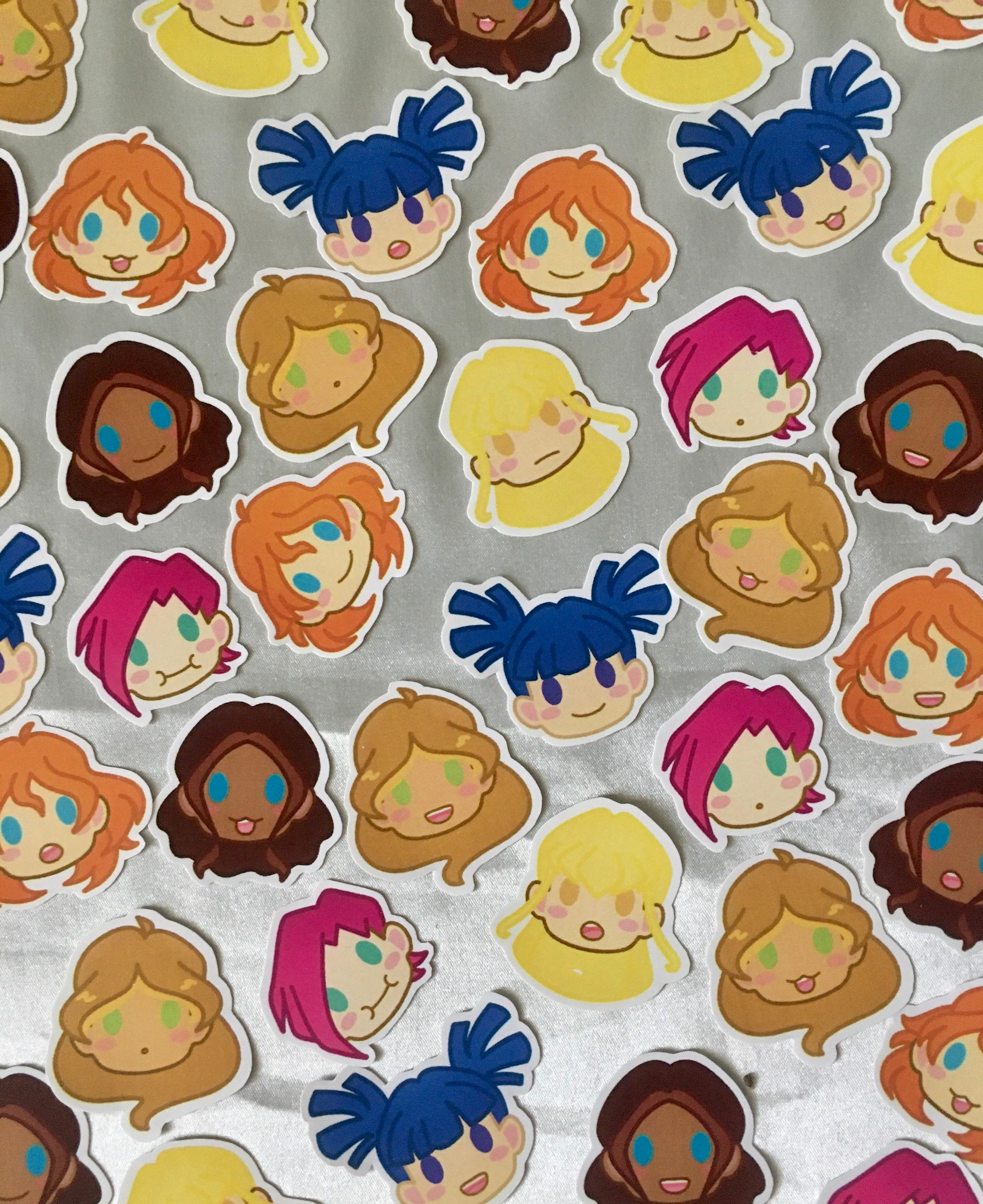 Winx Club Chibi Stickers - Etsy