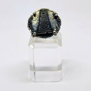 Roman model ring in silver