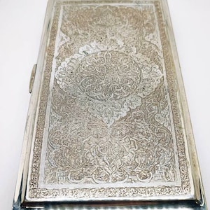 Antique box model craftsmanship in silver