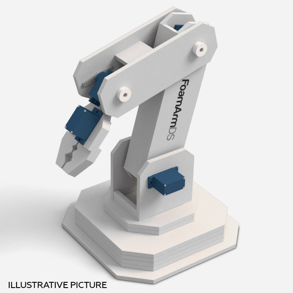 Robotic Arm DIY with Foamcore- PDF Templates for Printing