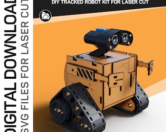 DROID-E3D Fan Art Style Robot For Laser Cut + E-BOOK